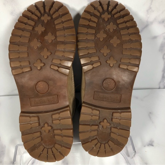 Timberland Jayne Teddy Lace Up, Fold-Down, Boots Light Brown, Size 7.5 - Picture 6 of 14